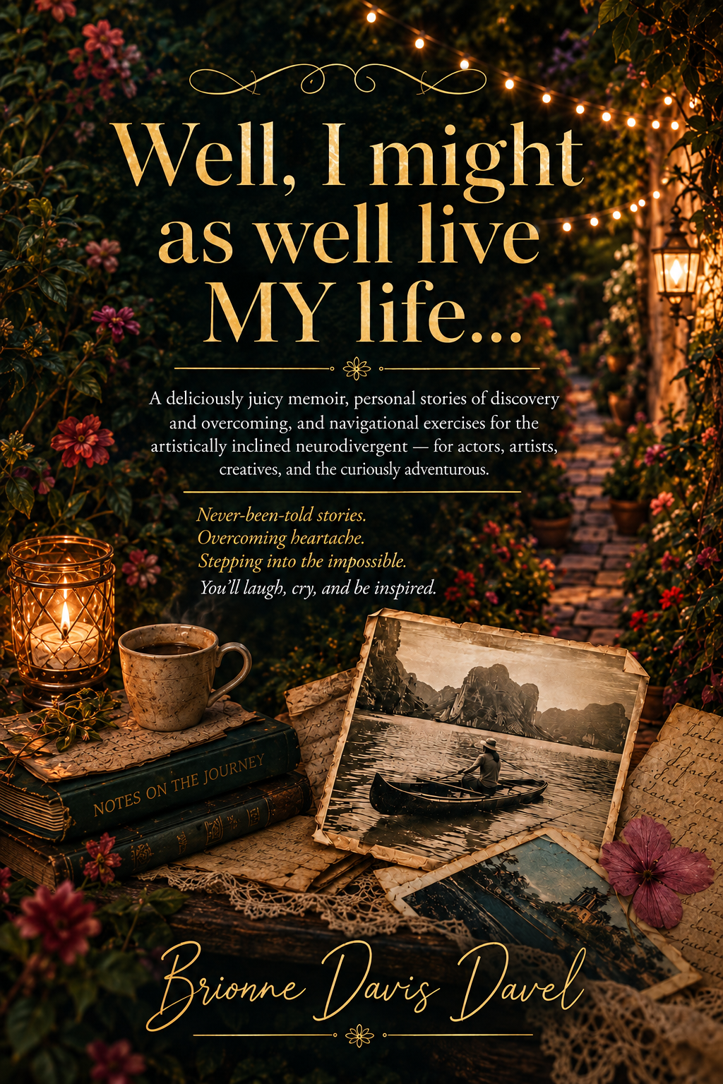 Temporary concept cover for Well, I Might as Well Live My Life… by Brionne Davis Davel